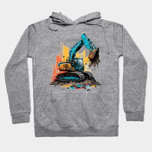 Excavator Graffiti Hoodie